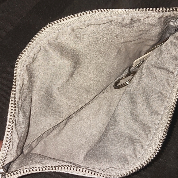 Indigo Small Metallic Faux Leather Pouch - Picture 3 of 4